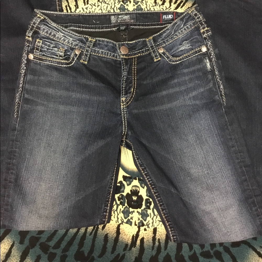 Silver Suki Mid Straight 31/34